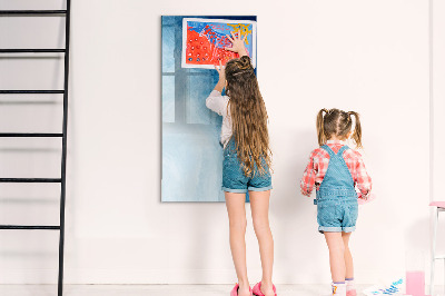 Glass dry erase board magnetic Water abstraction