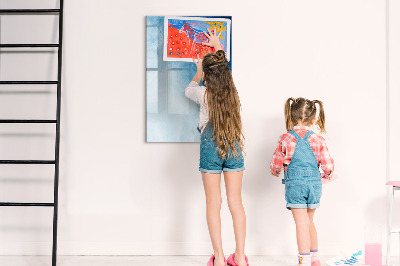 Glass dry erase board magnetic Water abstraction