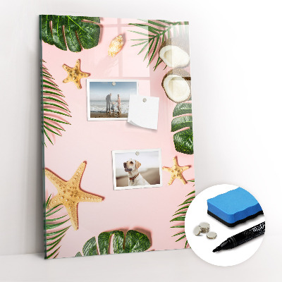 Magnetic marker board Summer frame