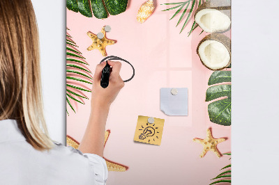 Magnetic marker board Summer frame