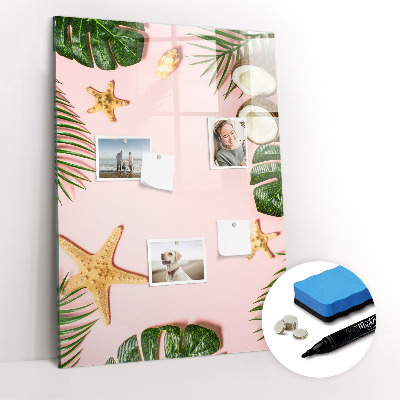 Magnetic writing board Summer frame