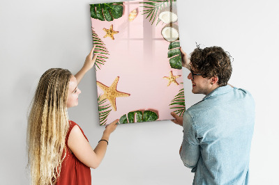 Magnetic marker board Summer frame
