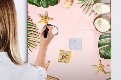 Magnetic marker board Summer frame