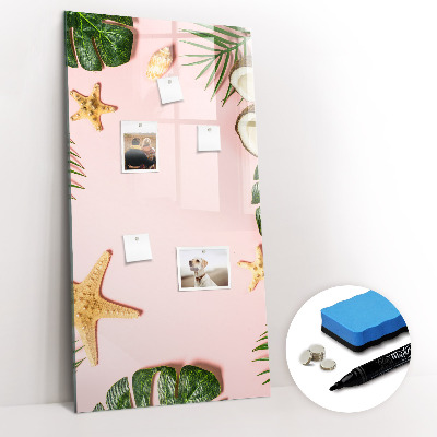 Magnetic marker board Summer frame