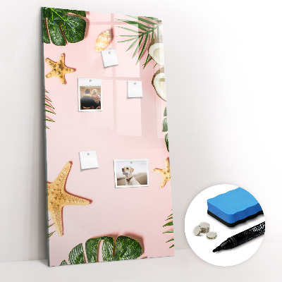 Magnetic writing board Summer frame