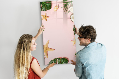 Magnetic marker board Summer frame