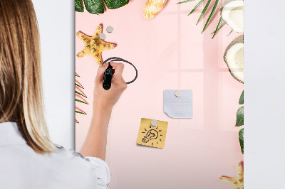 Magnetic marker board Summer frame