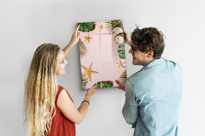 Magnetic marker board Summer frame
