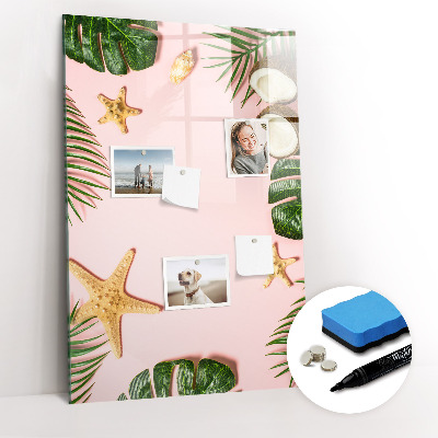 Magnetic writing board Summer frame