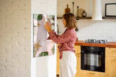 Magnetic marker board Summer frame