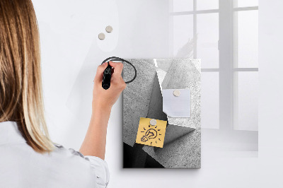 Glass dry erase board magnetic Geometric abstraction