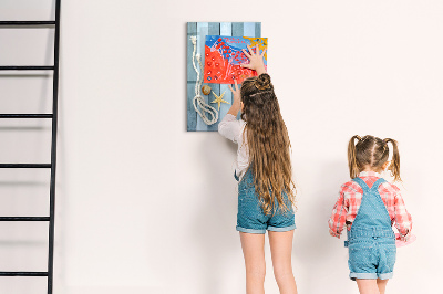 Magnetic marker board Sea things