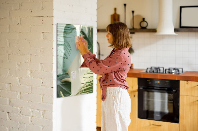 Magnetic marker board Tropical monstera