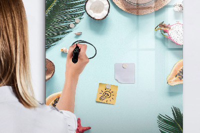 Magnetic marker board Summer composition