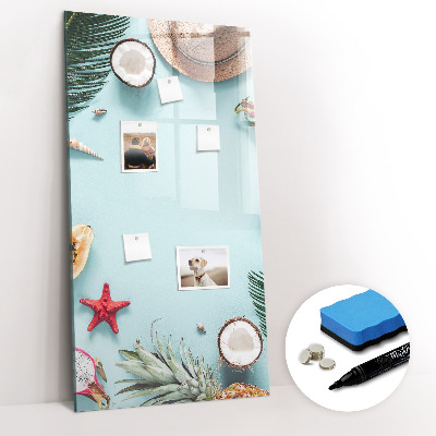 Magnetic marker board Summer composition