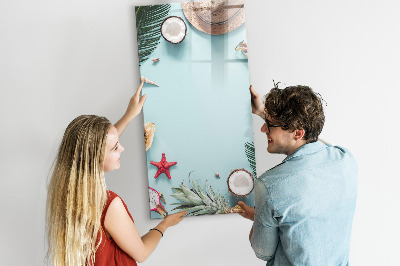 Magnetic marker board Summer composition