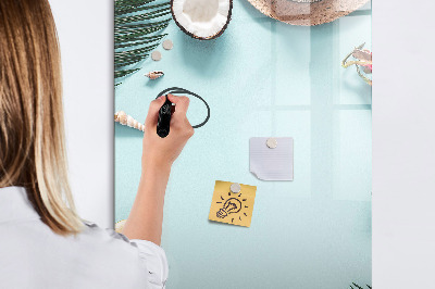 Magnetic marker board Summer composition