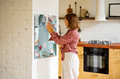 Magnetic marker board Summer composition