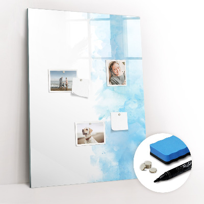 Glass dry erase board magnetic Watercolor spots