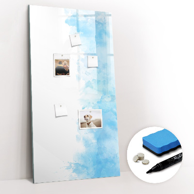Glass dry erase board magnetic Watercolor spots