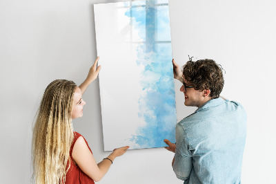 Glass dry erase board magnetic Watercolor spots