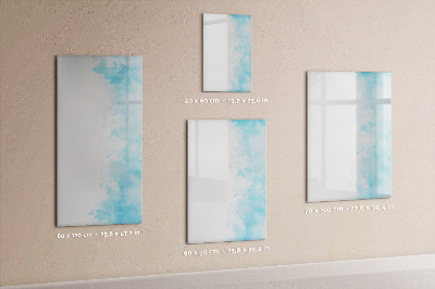 Glass dry erase board magnetic Watercolor spots