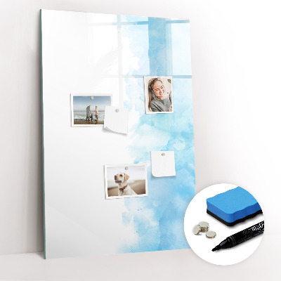 Glass dry erase board magnetic Watercolor spots