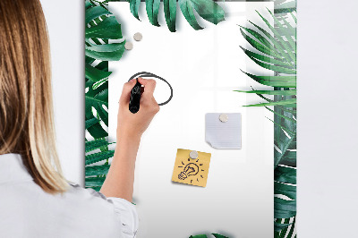 Magnetic drawing board Monstera frame