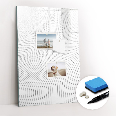 Magnetic drawing board Gray lines