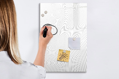 Magnetic drawing board Gray lines