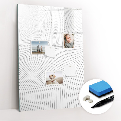 Magnetic drawing board Gray lines