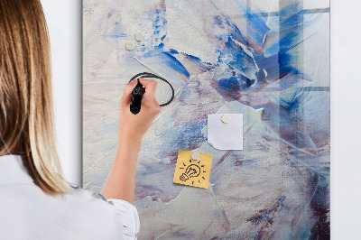 Magnetic marker board Abstract image