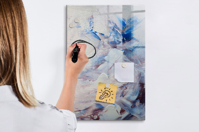 Magnetic marker board Abstract image