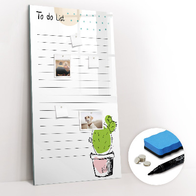 Magnetic drawing board To-do list