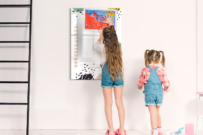 Glass dry erase board magnetic To-do list