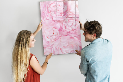 Magnetic marker board Summer flowers