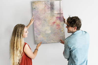 Glass dry erase board magnetic Paint stains