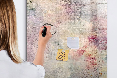 Glass dry erase board magnetic Paint stains