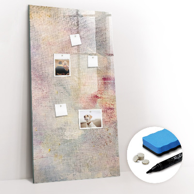 Glass dry erase board magnetic Paint stains
