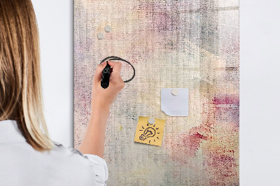 Glass dry erase board magnetic Paint stains