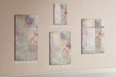 Glass dry erase board magnetic Paint stains
