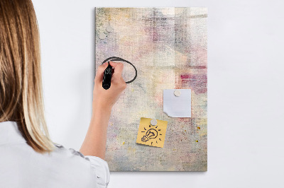Glass dry erase board magnetic Paint stains