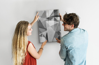 Magnetic marker board Geometric abstraction