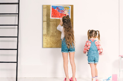 Glass dry erase board magnetic Decorative material