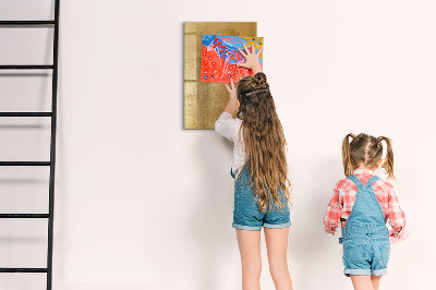 Glass dry erase board magnetic Decorative material