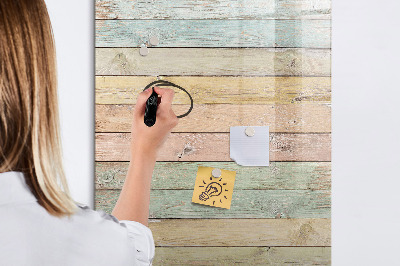 Magnetic board with marker Pastel boards