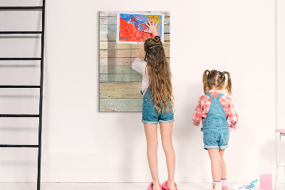 Magnetic board with marker Pastel boards