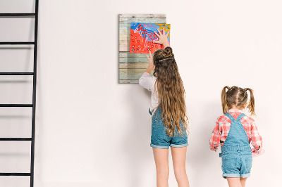 Magnetic board with marker Pastel boards