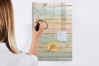 Magnetic board with marker Pastel boards