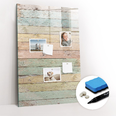 Magnetic board with marker Pastel boards